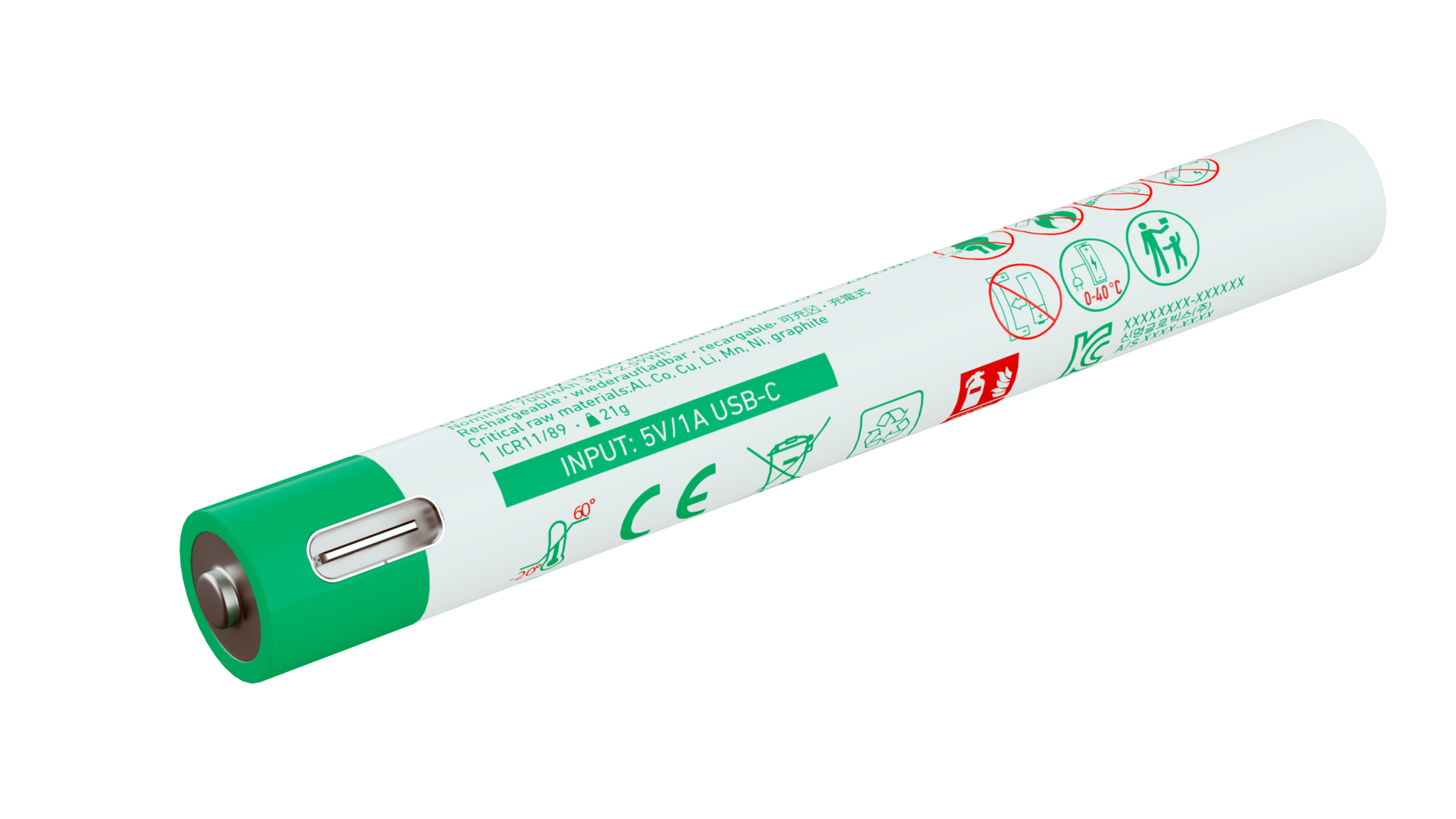 1 Akkusatz (10880 USB-C)