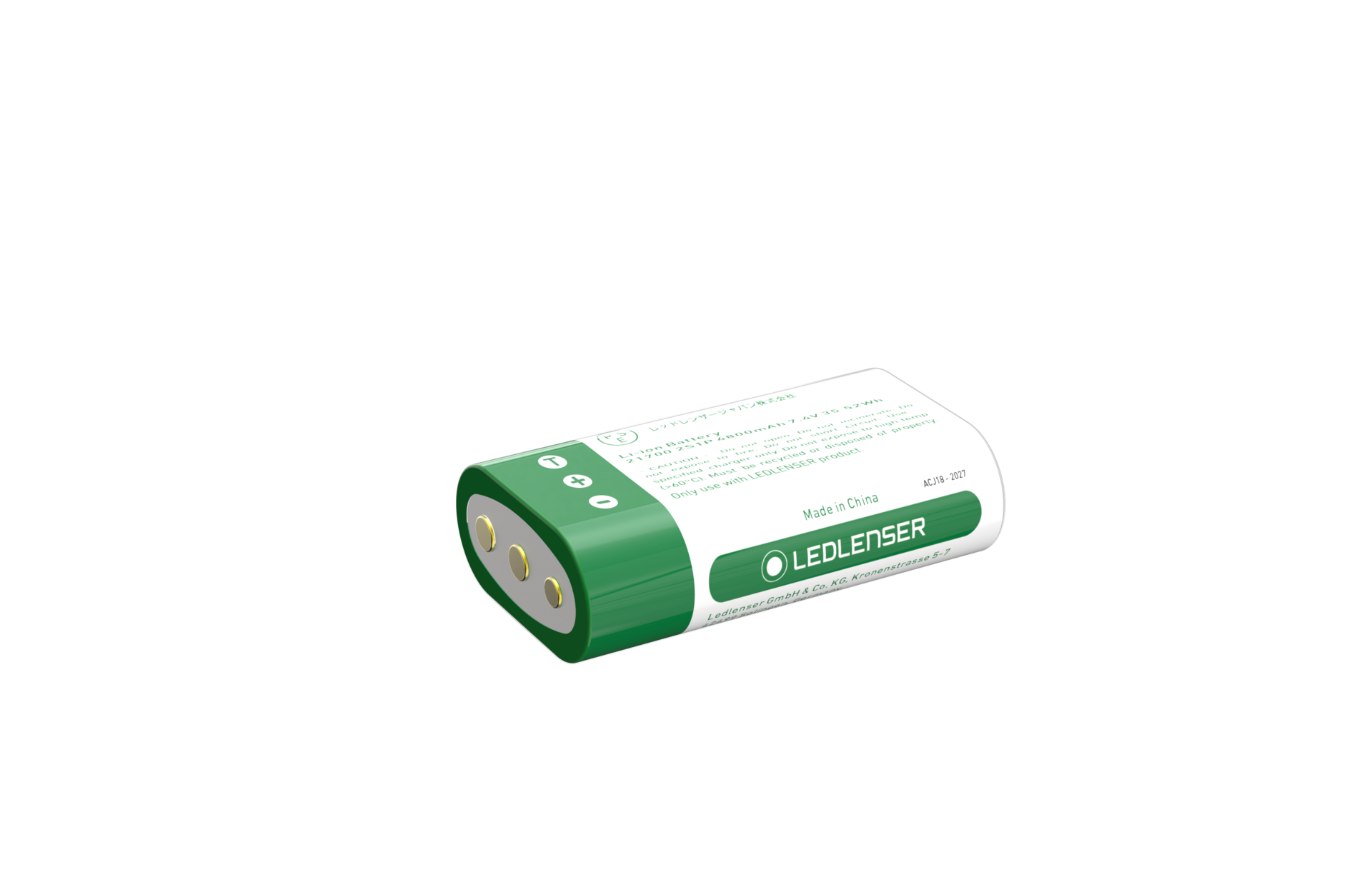 21700-2S Li-ion Rechargeable Battery Pack