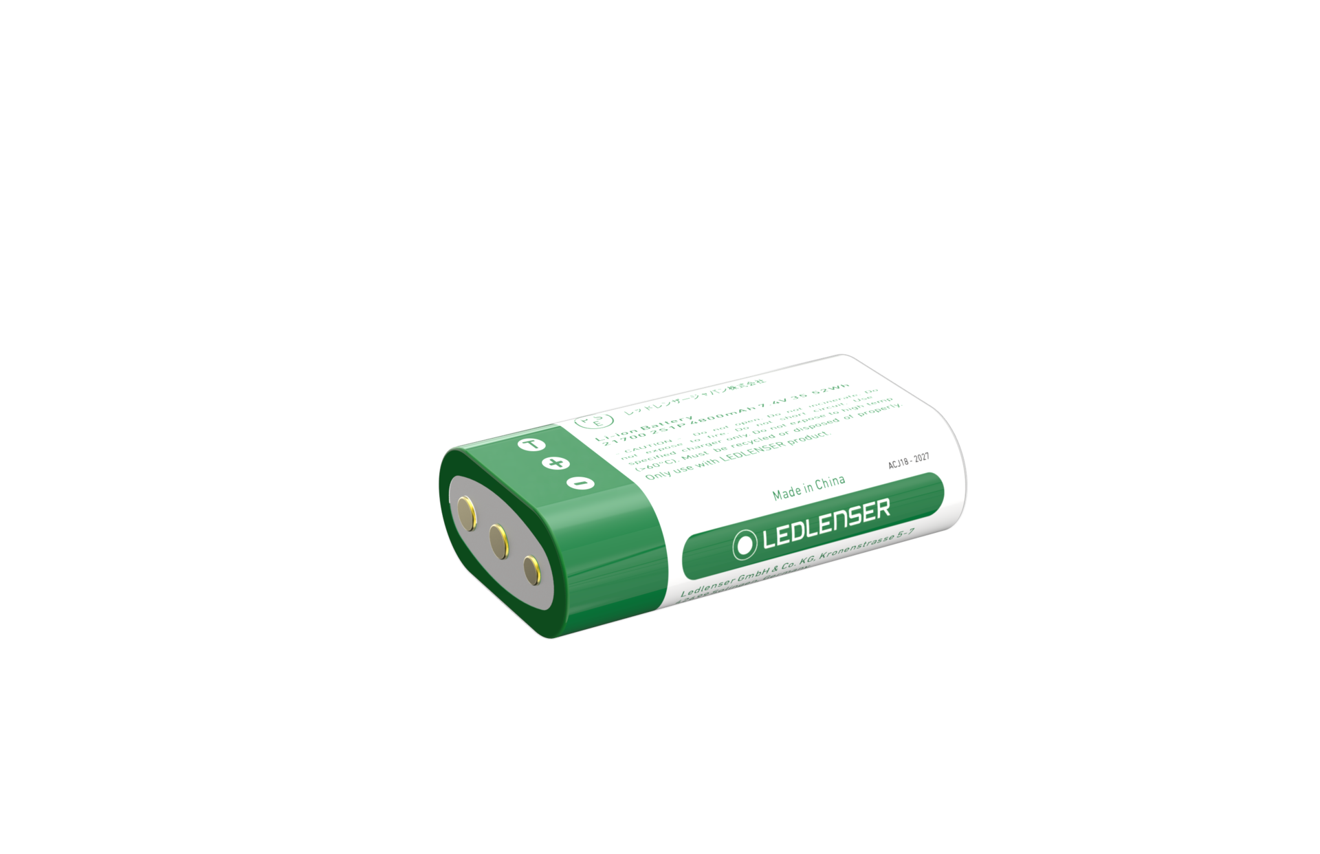 2x 21700 Li-ion Rechargeable Battery Pack