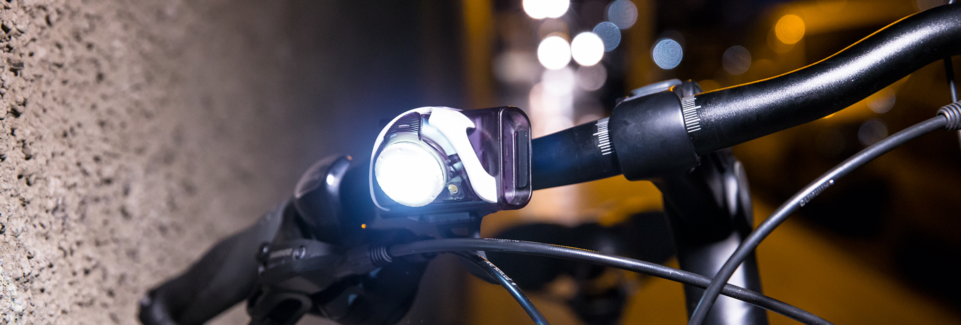 Bike with a light